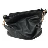 Michael Kors Black Leather Shoulder Bag 13x12