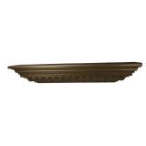 Made in Canada Gold Painted Wall Shelf