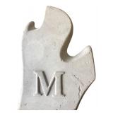 Cast Concrete Michigan M Decorative Plaque