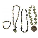 Artisan Beaded Necklaces & Bracelet Lot