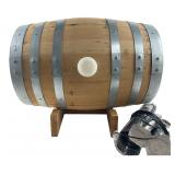 The Barrel Mill Oak Barrel, Stand & Heater