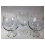 American Airlines 1980 Awards Night Glasses Lot
