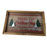 Ashland Fresh Cut Christmas Trees Tabletop Sign