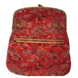 M. Yamamoto & Co. Red Brocade Handbag