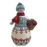 Jim Shore Heartwood Creek Deliver Cheer Snowman