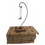 4 Jim Shore Heartwood Creek Ornament Stands