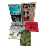 Mixed Lot Books, Parlour, Army Manual, Coin Card