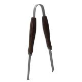 16-Inch Wood Handle BBQ Grilling Tongs
