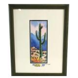 Barbara Ann Spencer Jump Saguaro Watercolor