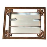 MCM Turner Mfg. Mirrored Shadow Box Wall Shelf