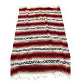 Woven Striped Serape Style Blanket