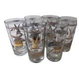 Set of 6 US Air Force Academy Glasses