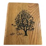 Custom Wooden Cannabis Theme 3-Ring Binder