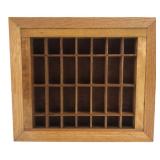 Wooden Shadow Box Display Shelf
