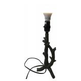 Faux Bois Tree Branch Table Lamp 17" H