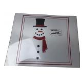 Magnetic Snowman 14-Piece Decoration Set