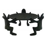 Silvestri Cast Metal Frog Display Stand 5 in