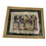 Delta Papyrus Factory Framed Egyptian Art