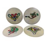 Set of 4 Celtic Motif Cork-Backed Placemats 9.5"