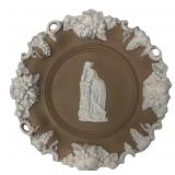R Day Jasperware Style Classical Plate 1958