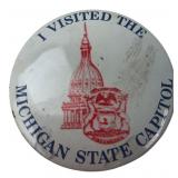A. Dean Watkins Co. Michigan Capitol Button