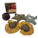 H for Happy & Assorted Fall Decor Lot