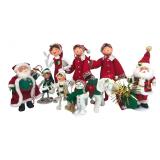 Annalee Christmas Figures Lot of 8