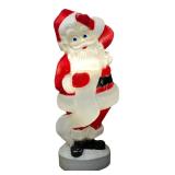 Vintage 43" Lighted Blow Mold Santa Claus