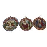 Jim Shore Set of 3 Christmas Ornaments