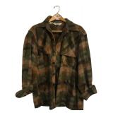 Woolrich Plaid Wool Blend Shirt Jacket XL