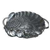 Lenox Metal Turkey Handled Platter 24"