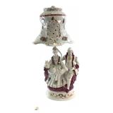 Porcelain Courting Couple Table Lamp