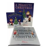 Lot of 3 Peanuts Christmas Books Schulz