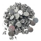 Large Lot Cast Metal Shank Buttons