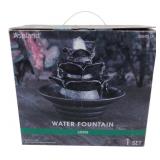 Ashland Illuminated Tiered Water Fountain 9x10