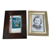 Wood & Gold 5x7 Picture Frames w/ Jiffy Hangers