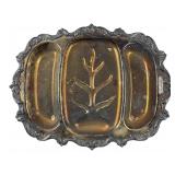 Attrib. Poole Silver Co. Divided Meat Platter