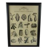 The Vegetable Garden Framed Botanical Print 22x16