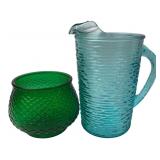 E.O. Brody Bowl & Attrib. Anchor Hocking Pitcher