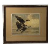 Christopher Forrest Canada Geese Print 26.5x22.5"