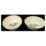 Lenox Holiday Joy & Believe Bowls 2x4 2x5