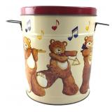 Bertels Can Co. 1987 Teddy Bear Tin Bucket