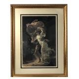 Pierre Auguste Cot The Storm Framed Print