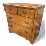 Colonial Revival 4-Drawer Commode Chest, 30.25"H