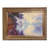 After Monet Robert Bellam Landscape Oil on Canvas