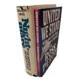 Signed Ross Perot Book & Nixon Nightmare
