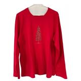 Quacker Factory Red Rhinestone Christmas Tree Top
