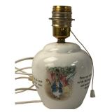Attrib. Wedgwood Peter Rabbit Nursery Lamp