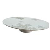 Sears Simply Christmas Snowflake Cake Stand 12"