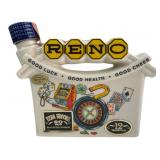Ezra Brooks Reno Casino Heritage China Decanter